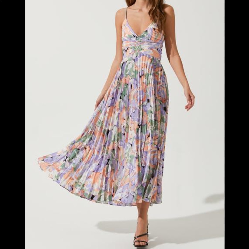 Blythe Floral Midi Dress Astr the Label
